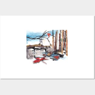 Wabi Sabi - abstract landscape Posters and Art